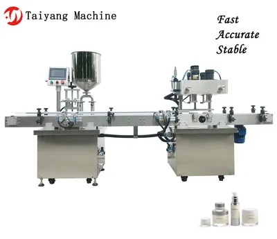 30-200ml Small Bottle Type Double Head Cream Filling Machine