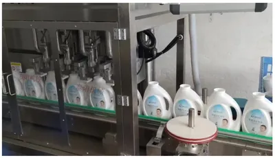 All-Electric High Speed and High Quality Four-Head Filling and Capping Machine