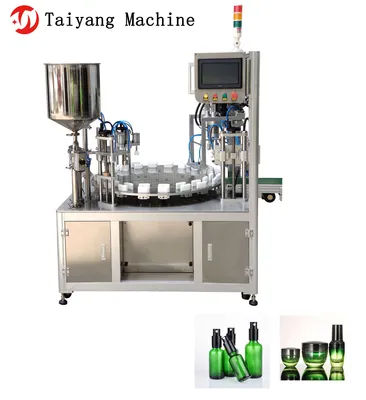 Bottle Essential Oil Type Double - Head Rotary Filling Machine