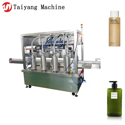 Chinese Factory Price Four - Head Filling Screw Cap Machine