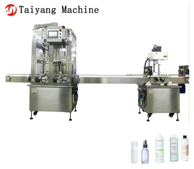 Cosmetics High Foam Solvent Products Six Head Filling Machine
