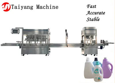 High Capacity Stainless Steel Cylinder Liquid Filling and Capping All-in-One Machine
