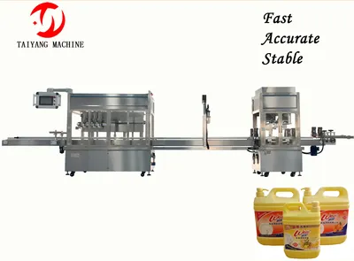 High Efficiency, High Quality Shower Gel Four - Head Liquid Filling Machine