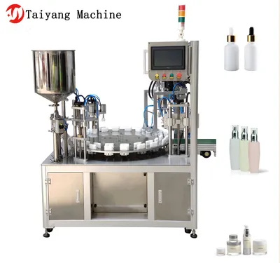Low Power, High Efficiency and High Foam Solvent Double Head Rotary Capping Machine.