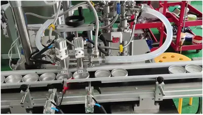 Suitable for Wide Mouth Bottle Cream Double Head and Capping Filling Machine