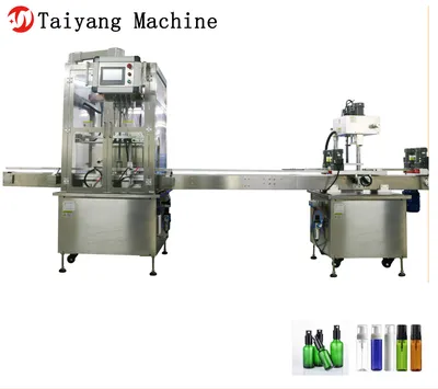 Touch Screen to Adjust The Filling Height Six Head Water Filling Machine