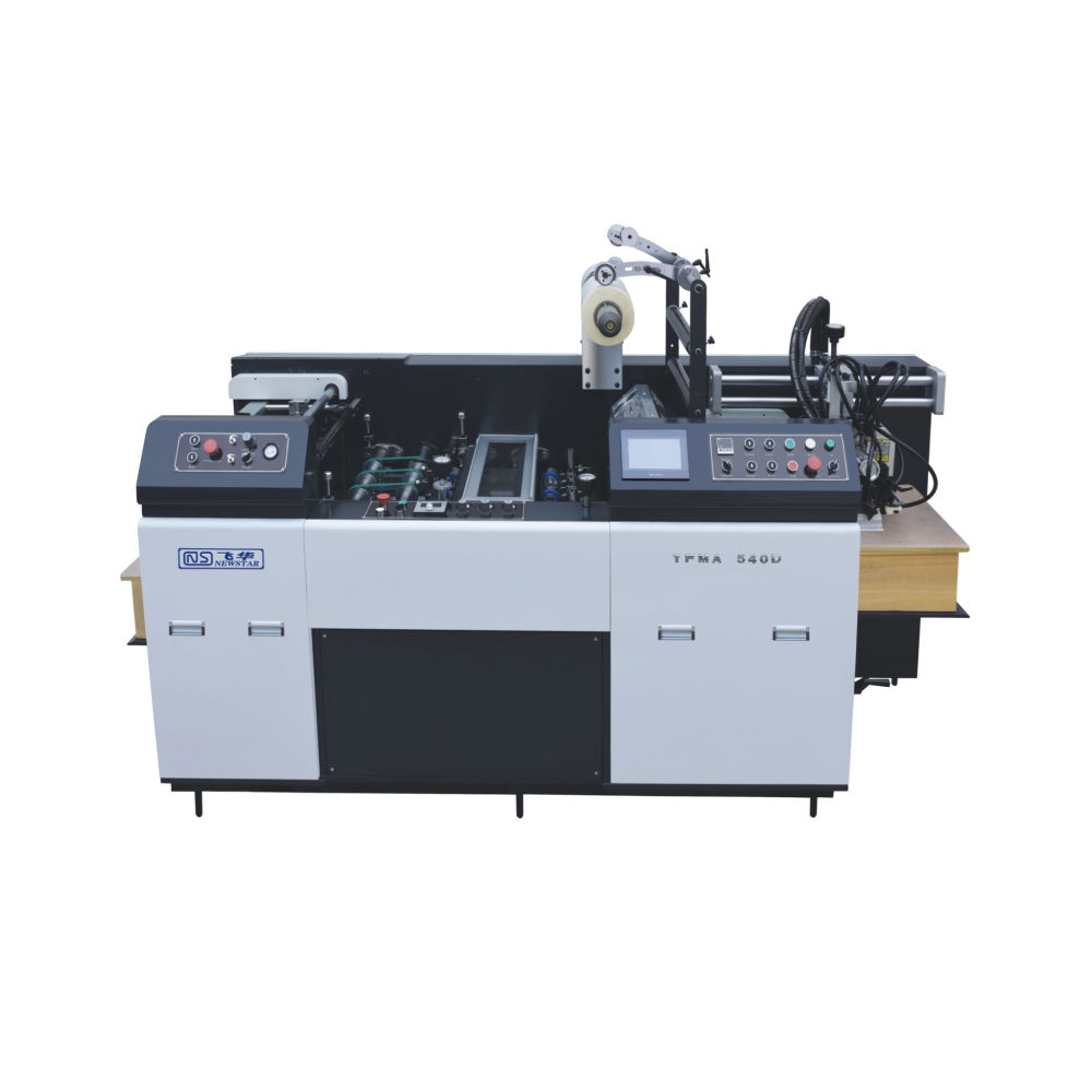 New Star Manufacturer YFMA-540 Automatic Thermal Film Auto Feed EVA Glue Laminating Machine for Paper