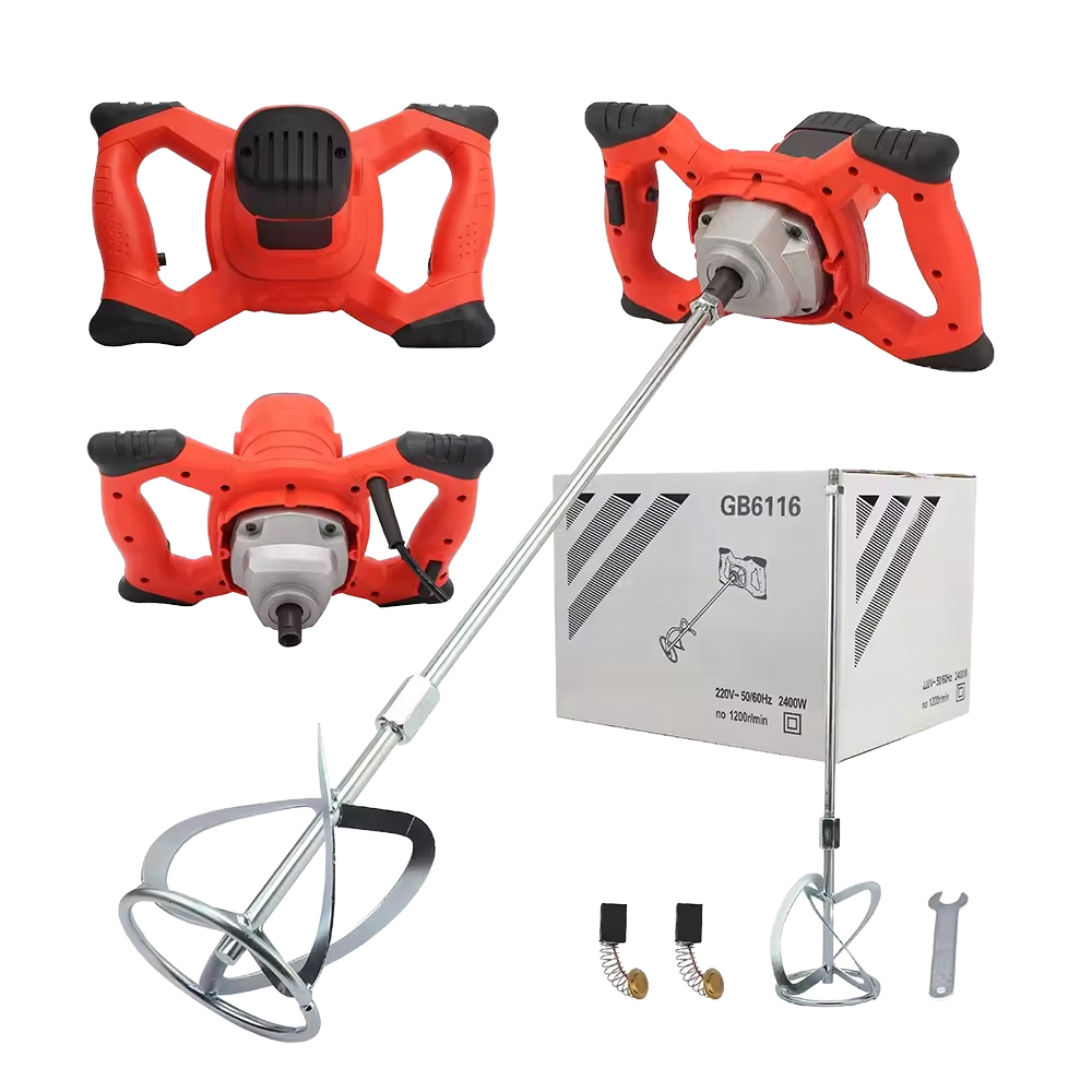2800W Mini Electric Industrial Paint & Mud Stirrer Easy-to-Operate 18V Recyclable Concrete Mixer Power Tools
