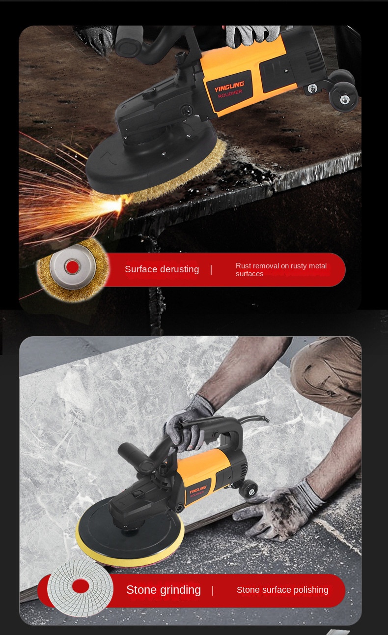 Wholesale Electromechanical Hand-Held Coarse Grinder Trowel for Wall Plastering Cement Mortar Concrete Floor Plastering