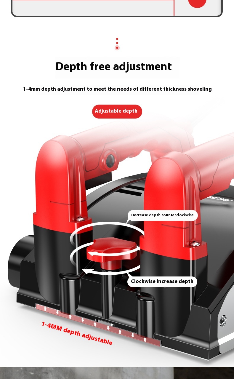 Full-Automatic Electric Wall Grinding Machine Dust-Free Scrapping Putty Powder Spraying 1-Year for Wall Plastering Artifacts