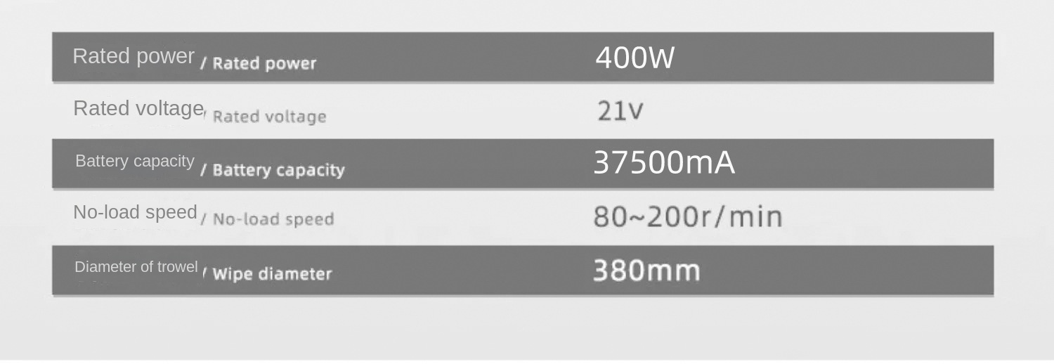 Cross-Border Hand-Held Electric Power Trowel Lithium Battery Wall Plastering Machine for Concrete Putty Powder Foreign Motor