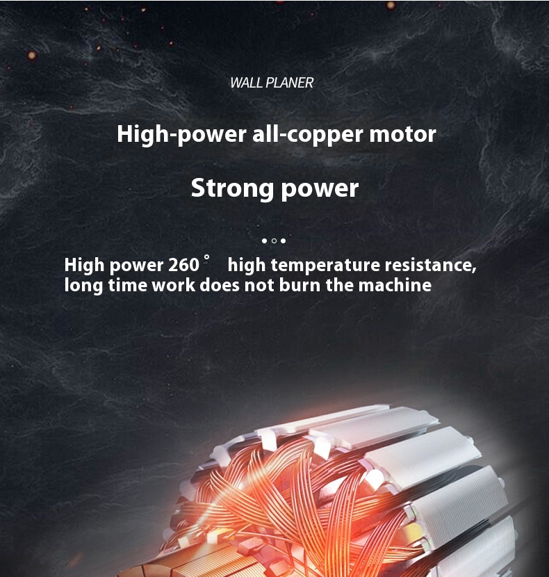 Full-Automatic Electric Wall Grinding Machine Dust-Free Scrapping Putty Powder Spraying Wall Plastering Artifact Construction