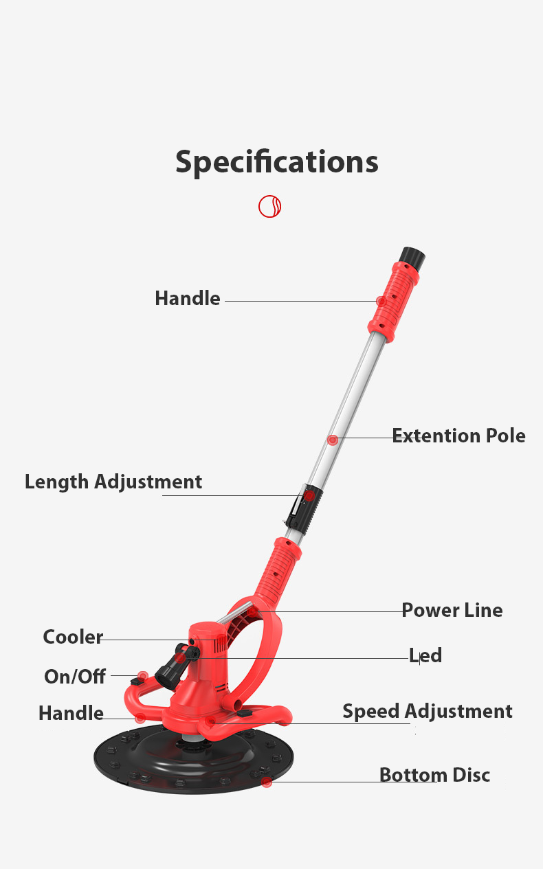Super September Random Orbital Sander Easy to Operate Electric Sander Machine