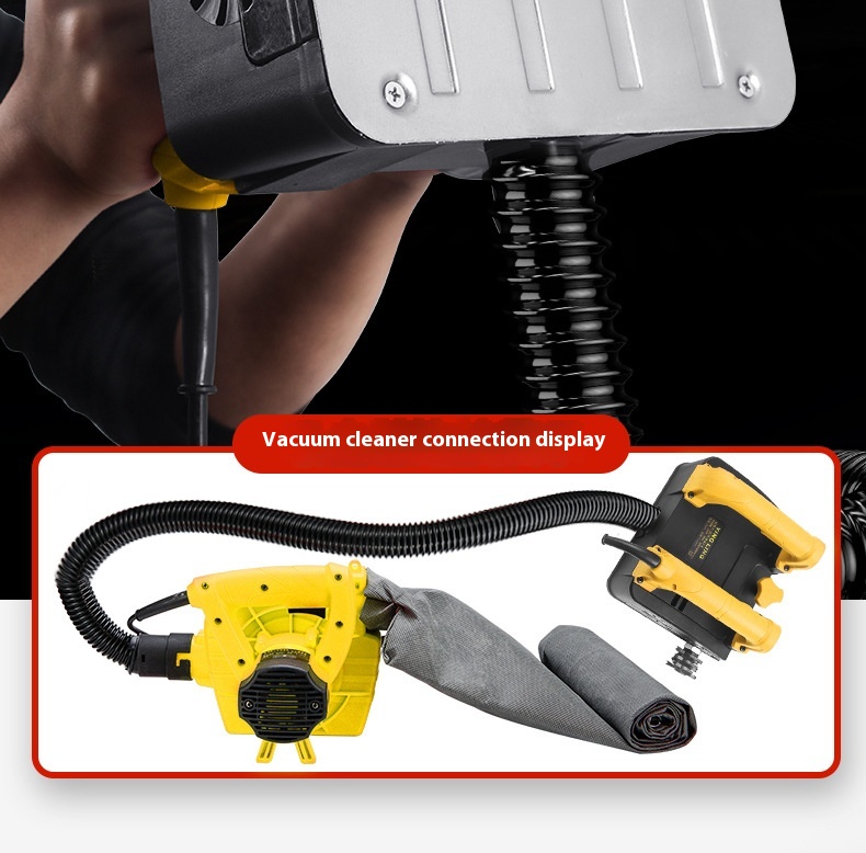 Full-Automatic Electric Wall Grinding Machine Dust-Free Scrapping Putty Powder Spraying Wall Plastering Artifact Construction