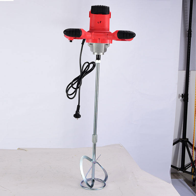 High Efficiency Handheld Small Concrete Mixer Multifunctional 1280w Agitator Mixer