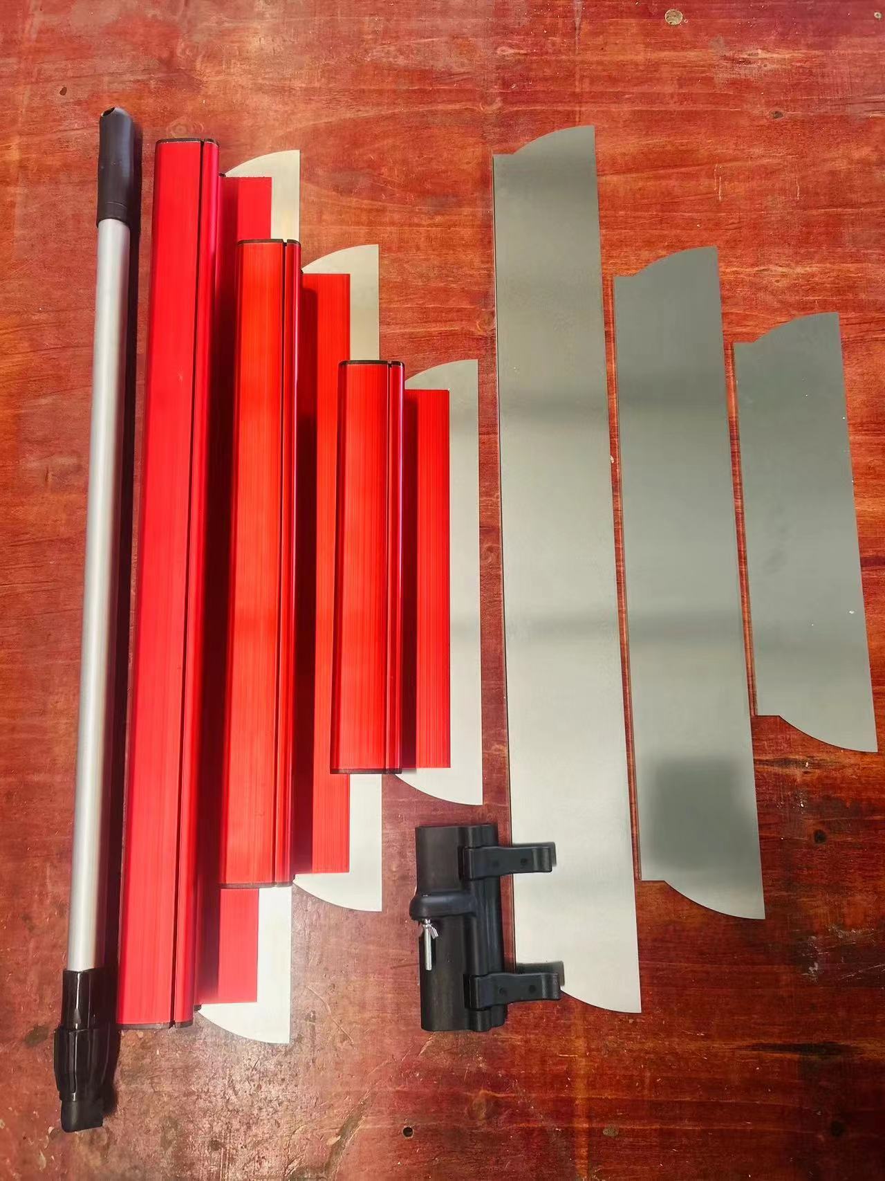 Drywall Skimming Spatulas Replace Blade Spare Blades Extruded Aluminum Stainless Steel Construction Putty