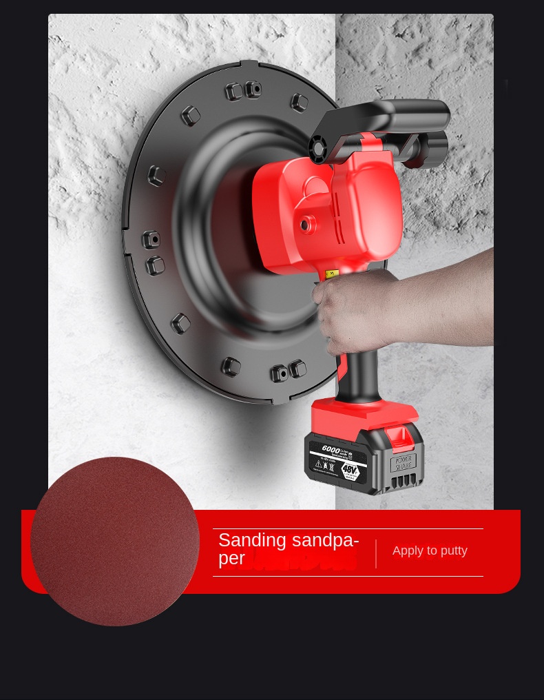 Lithium Battery Backpack Receiver Electric Concrete Floor Plastering Machine Inner Wall Artifacts Cement Mortar Spray Machine