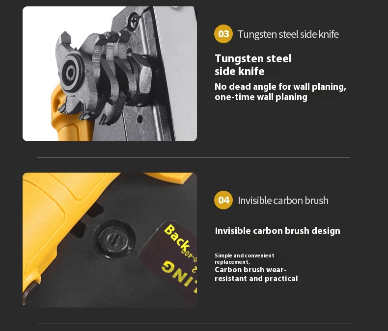 Full-Automatic Electric Wall Grinding Machine Dust-Free Scrapping Putty Powder Spraying Wall Plastering Artifact Construction