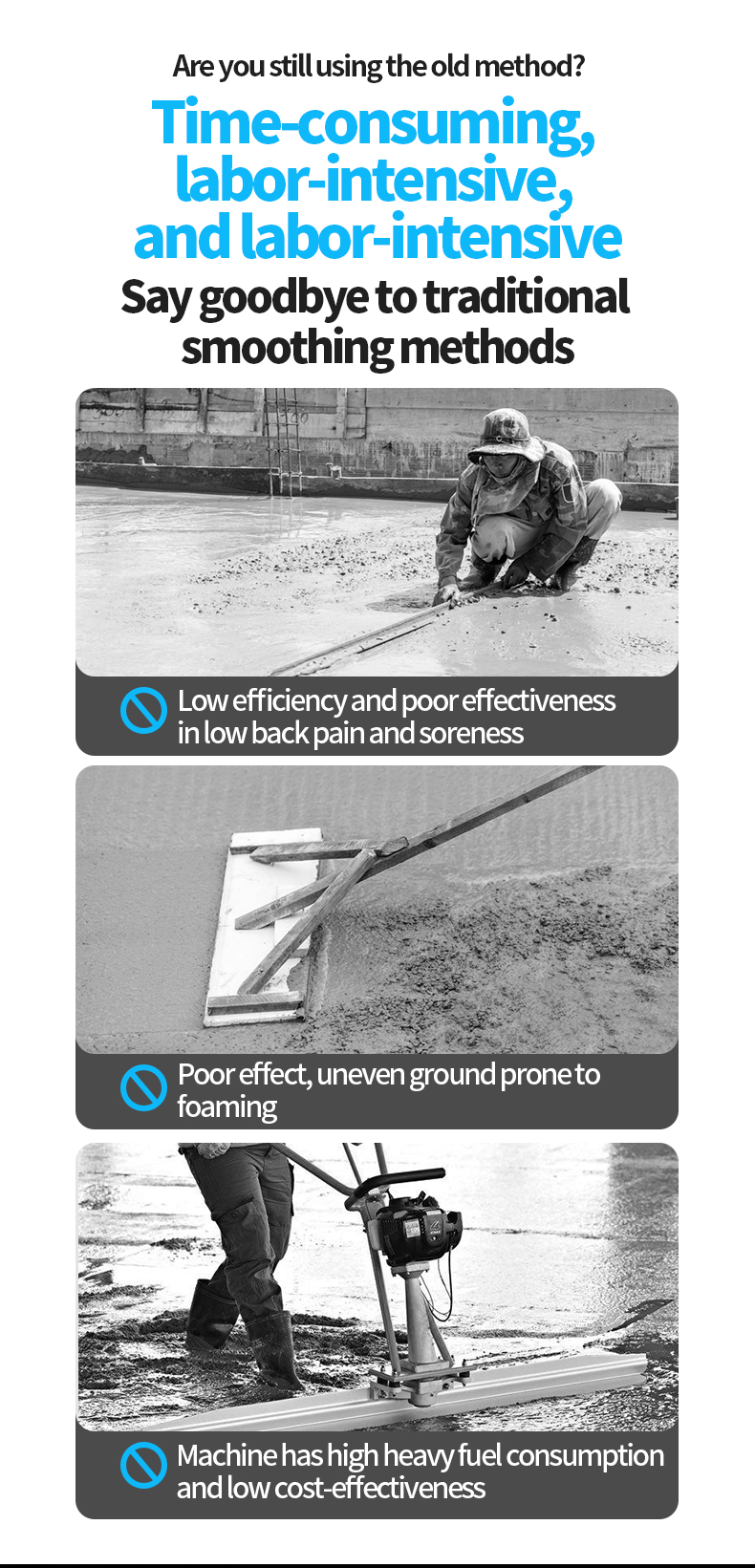 Best Price Lithium Vibrating Concrete Screed Ruler Power Display Electric Screed Concrete Level Vibrator
