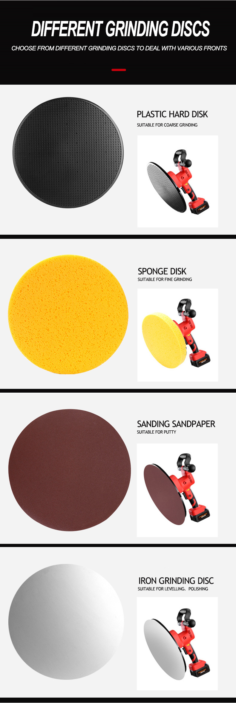 Highly Rated Products Floor Sander Machine Multifunctional Use Cheap Cordless Mini Sander