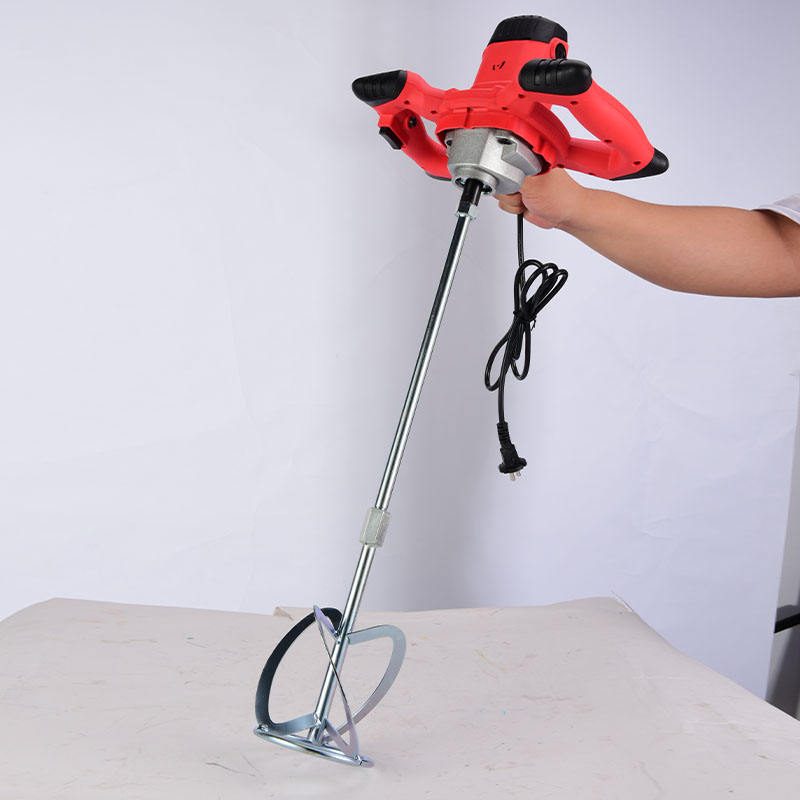 2800W Mini Concrete Mixer Easy to Operate Electric Industrial Paint & Mud Stirrer Recyclable 18V Rated Voltage