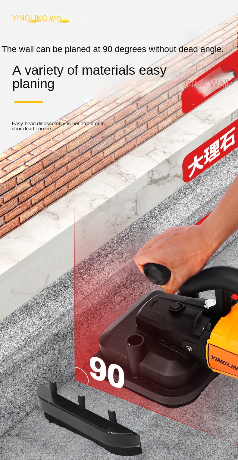 Wholesale Automatic Hand-Held Rendering Machine Coarse Grinding Delay Rod Wall Plastering Trowel for Cement Wall Concrete Floor